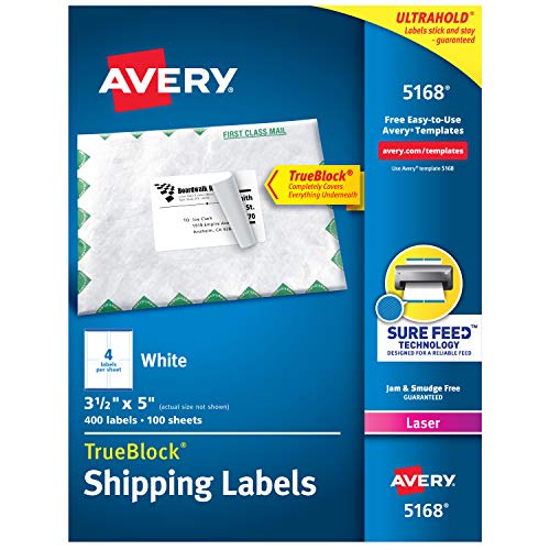 Avery Shipping Address Labels- 5168