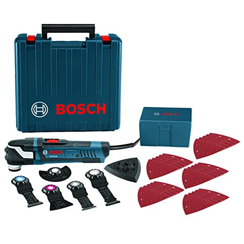Bosch Power Tools Oscillating Saw - GOP40-30C - StarlockPlus 4.0 Amp Oscillating MultiTool Kit Oscillating Tool Kit Has No-touch Blade-Change System
