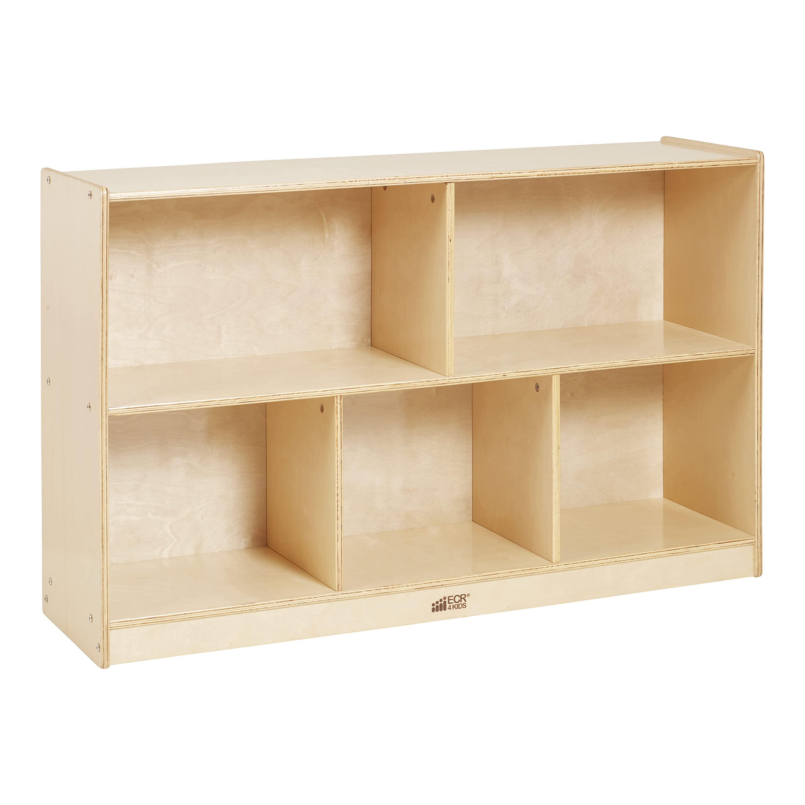 ECR4Kids 5-Compartment Storage Cabinet, 30in, Classroom Furniture