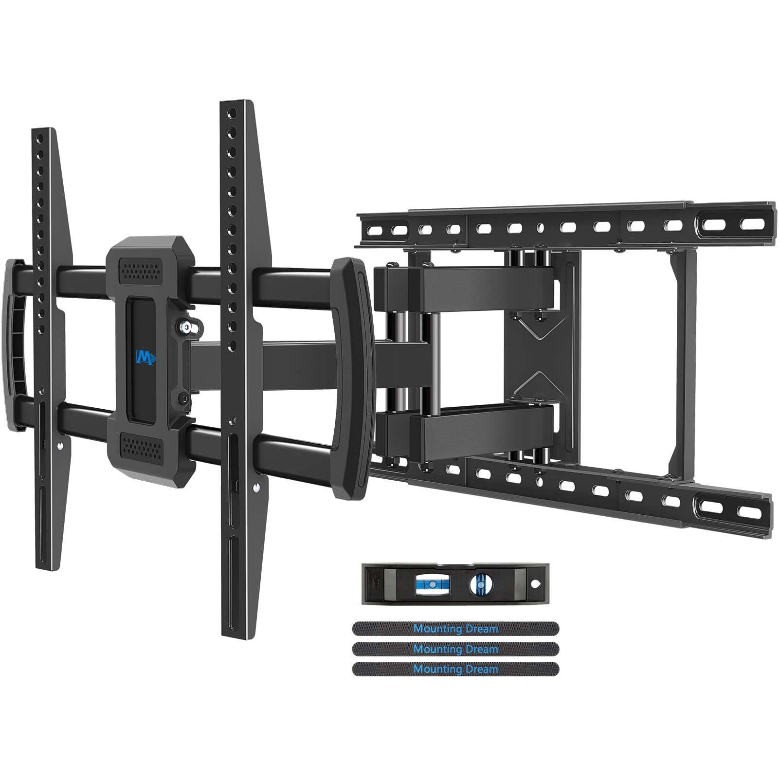 Mounting Dream TV Wall Mounts TV Bracket for Most 42-70 Inch TVs, UL Listed Premium TV Mount Full Motion with Articulating Arms, Max VESA 600x400mm and 100LBS, Fits 16