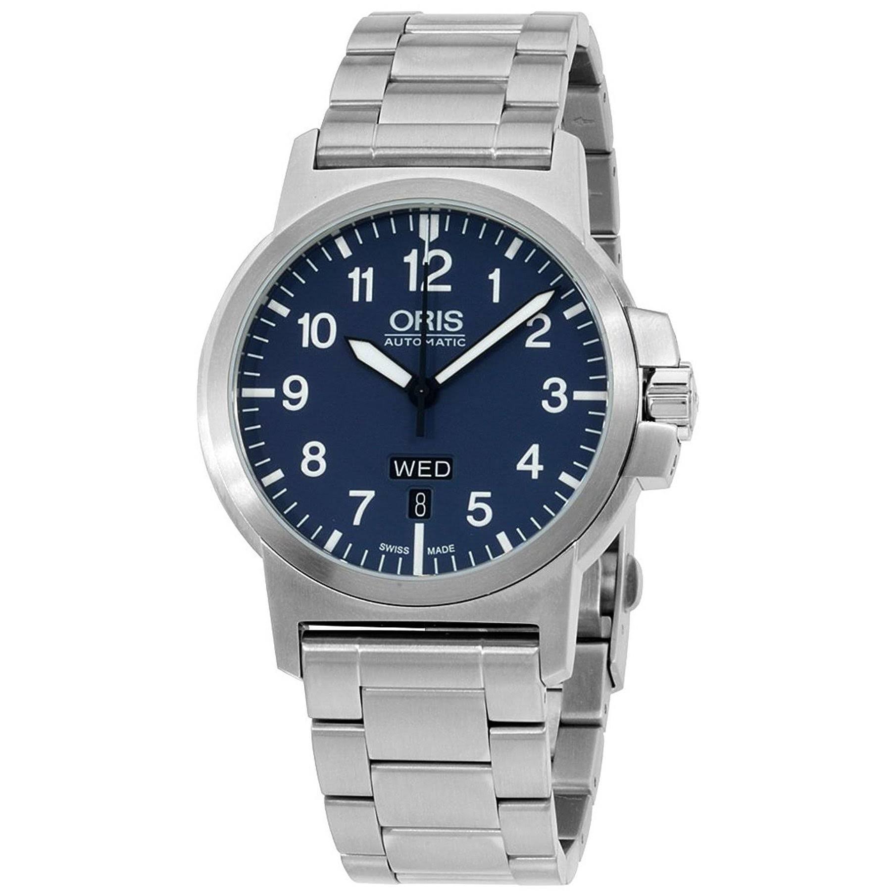 Oris Aviation Blue Dial Stainless Steel Men's Watch 73576414165MB