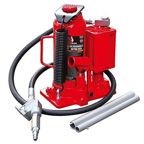 BIG RED Torin Pneumatic Air Hydraulic Bottle Jack with Manual Hand Pump