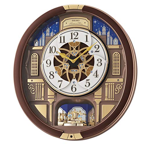 Seiko Melodies in Motion Musical Wall Clock with Rotati...
