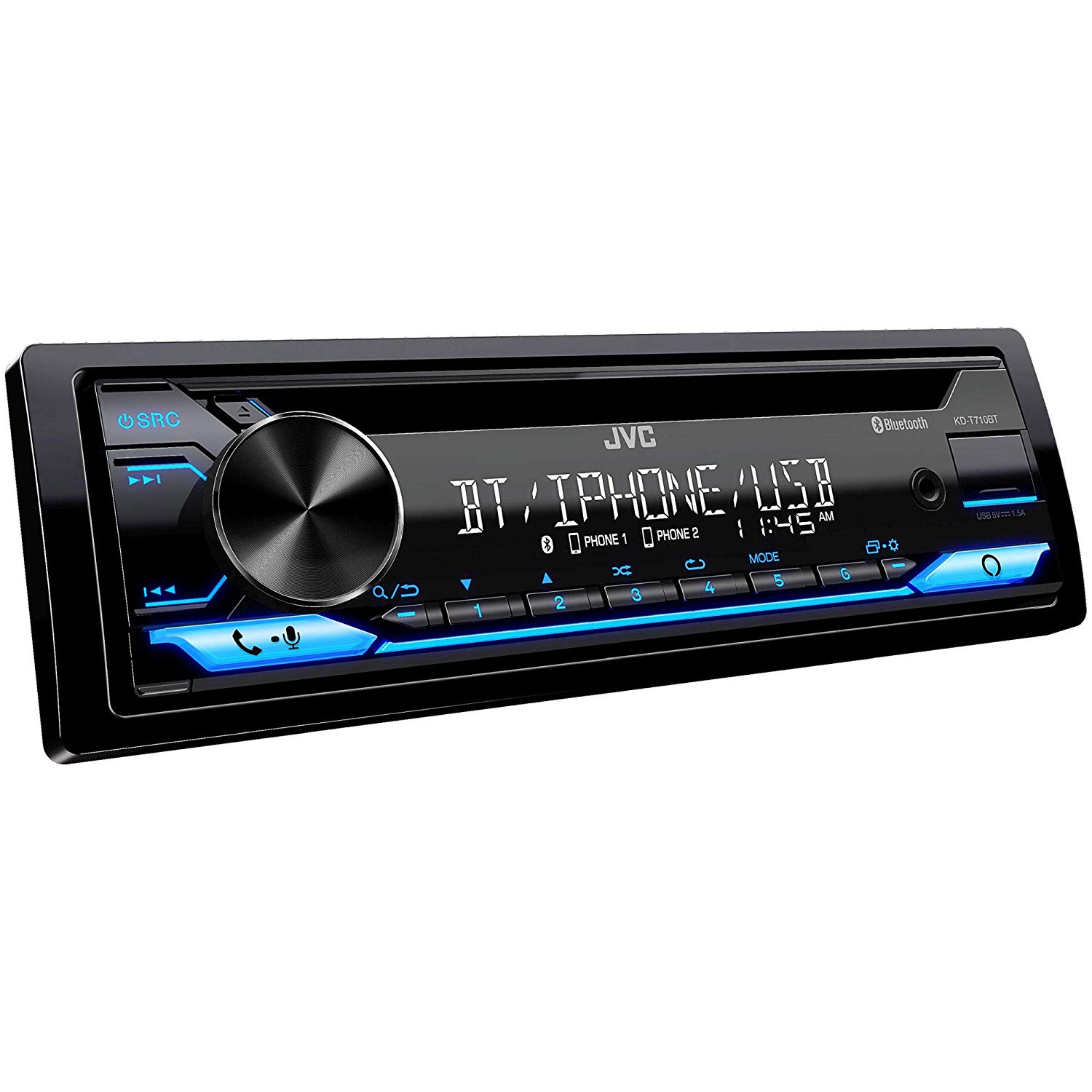 JVC KDT710BT In-Dash Digital Media Car Stereo Receiver
