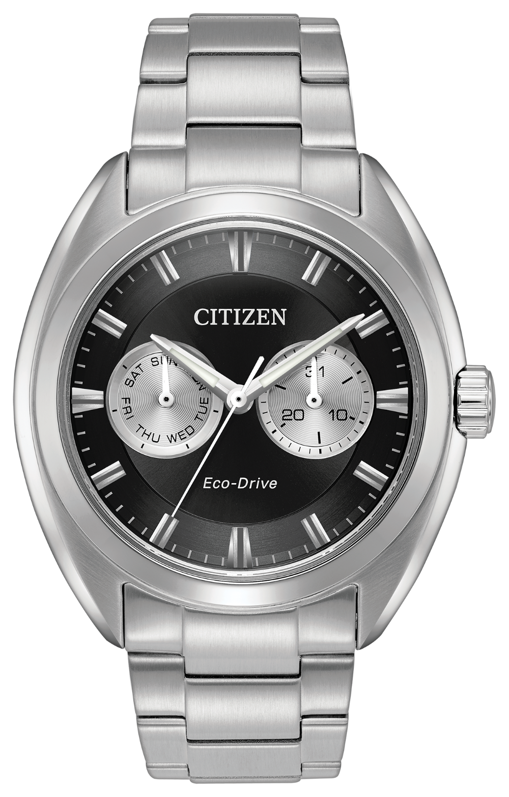 Citizen Eco-Drive Paradex Stainless Steel Mens Watch