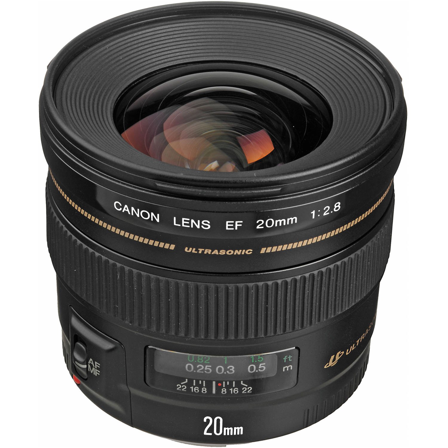 Canon EF 20mm F/2.8 USM Wide Angle Prime Lens