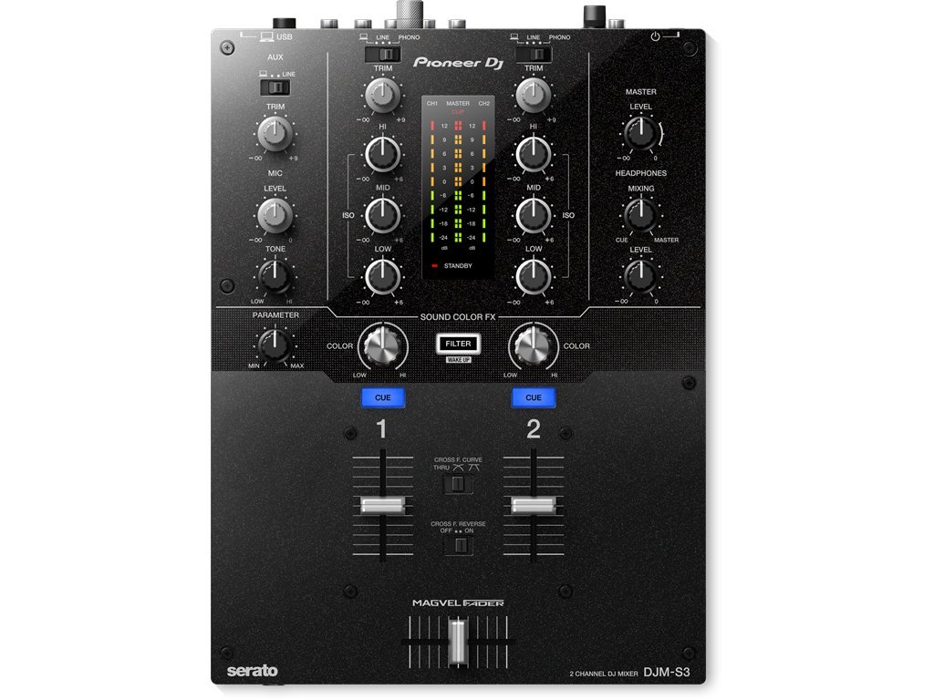 Pioneer DJM-S3 Mixer for Serato DJ, New