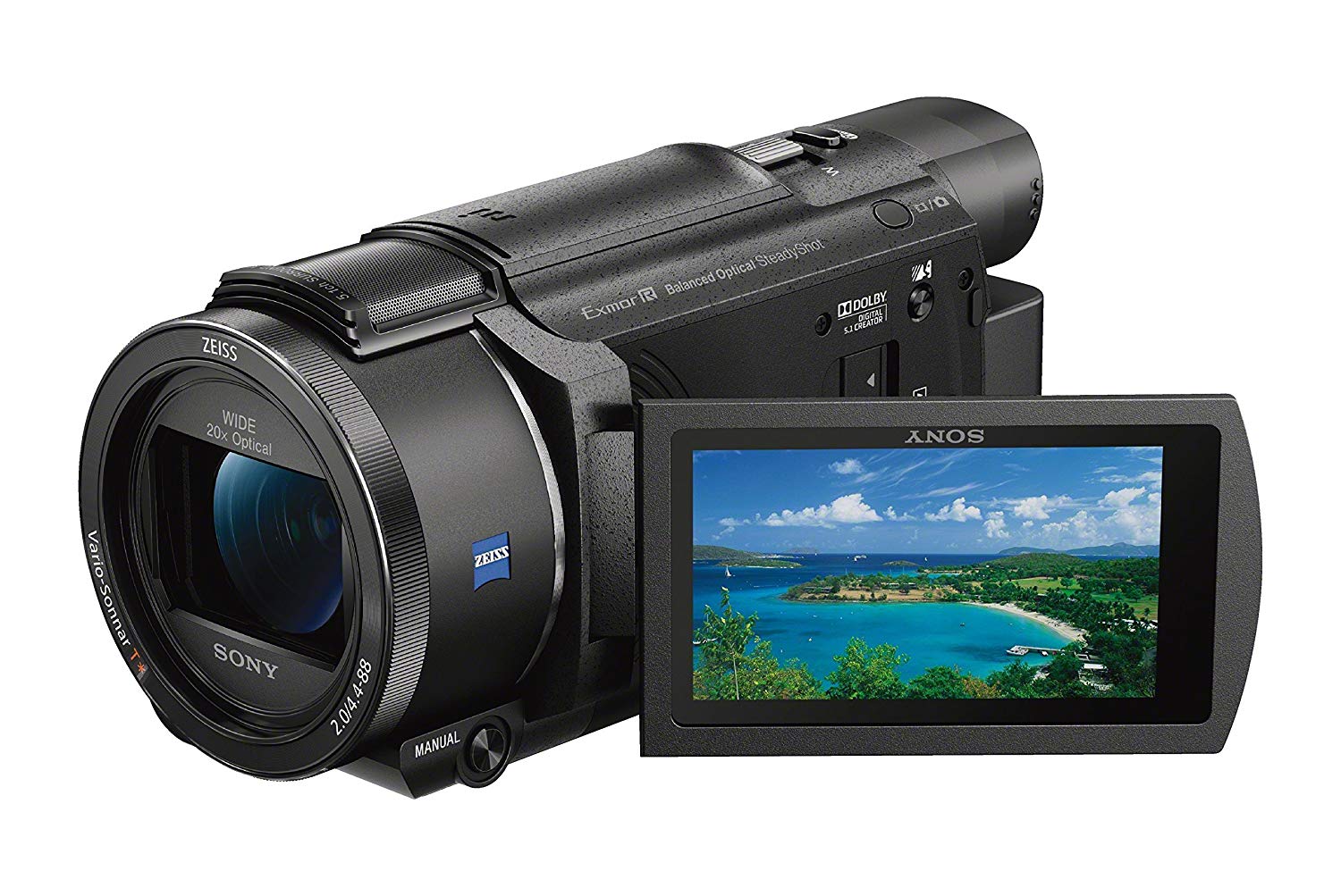 Sony Handycam FDR-AX53 16.6 MP Ultra HD Camcorder - 4K - Black