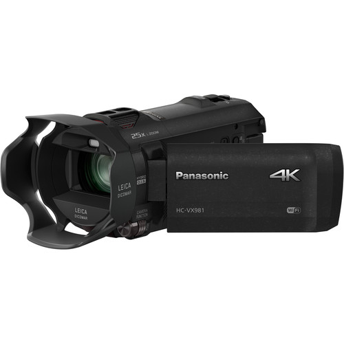 Panasonic HC-VX981 Wi-Fi 4K Ultra HD Video Camera Camco...