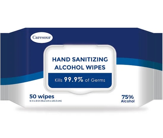 Caresour Hand sanitizing wipes - antibacterial - 50 sheets