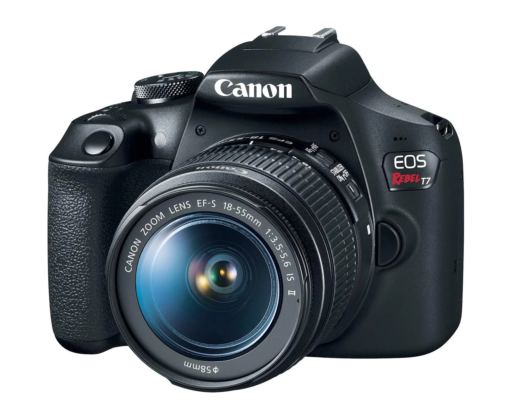 Canon USA Canon EOS Rebel T7 24.1MP DSLR Camera with EF-S 18-55mm f/3.5-5.6 IS II Lens