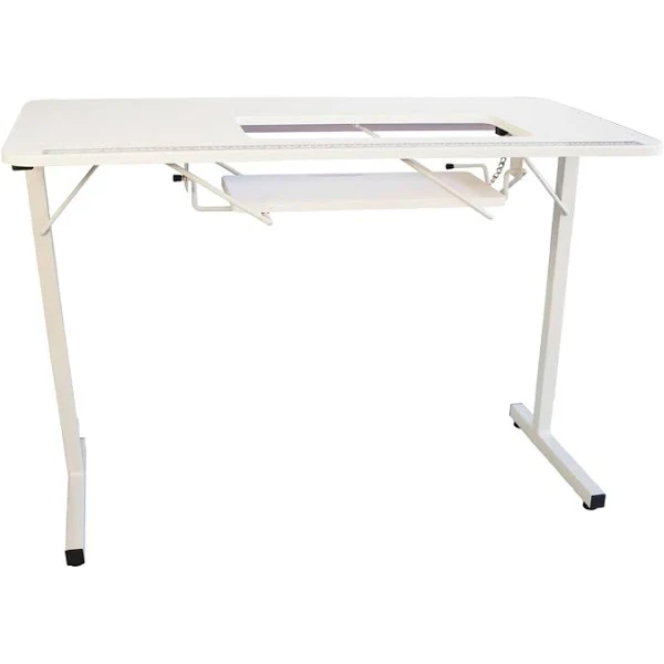 Sewingrite  Crafts Foldable Sewing Hobby Table - White
